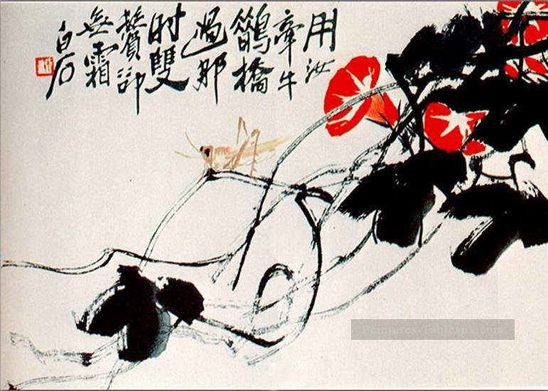 Qi Baishi bindweed dodder Peintures à l'huile